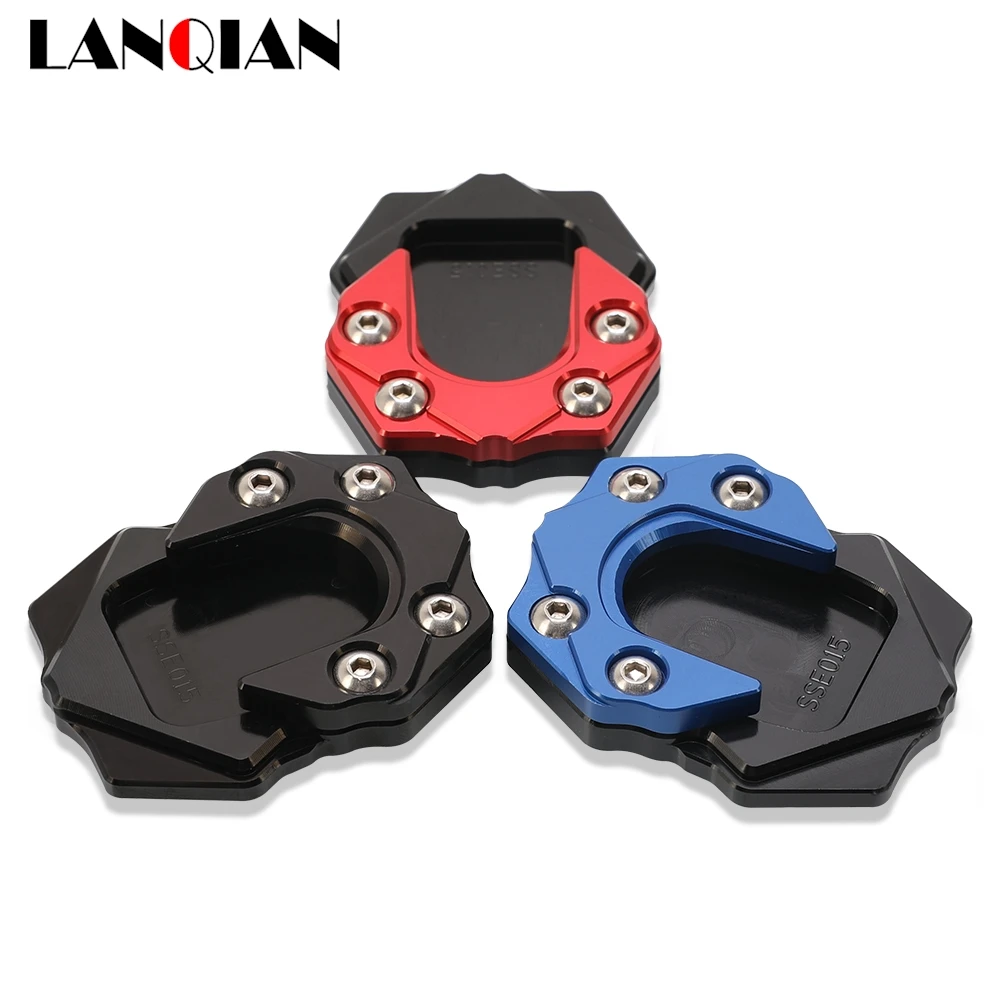 Motorcycle Side Stand Pad Plate Kickstand Enlarger Support Extension For GT 200 L GT GTS GTV 250ie ie Super Touring 250ie 60°