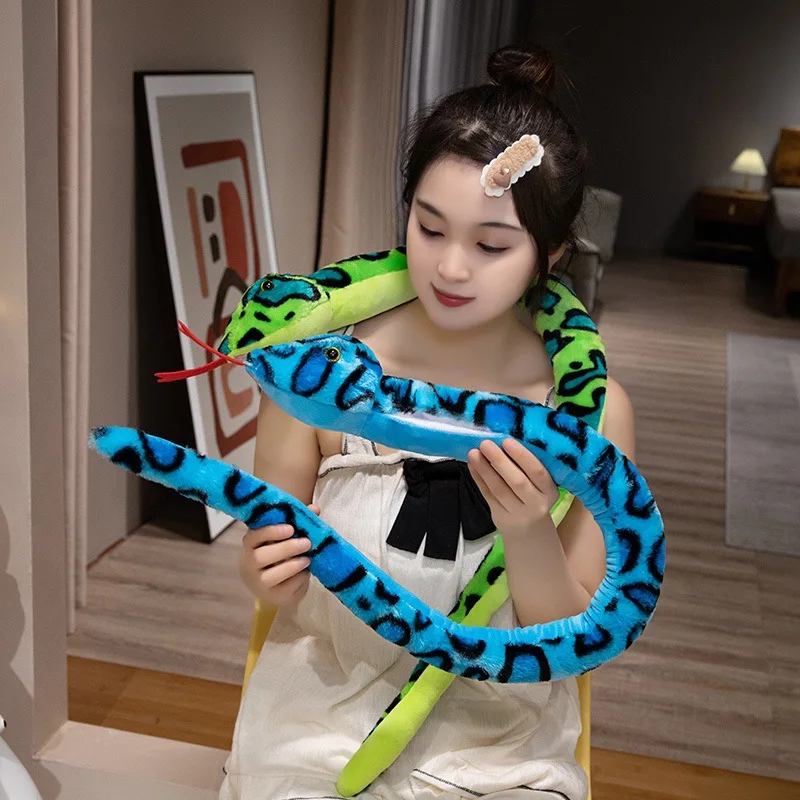 

Can Light Glowing Colored Snake Stuffed Plush Toy For Kid Soft Gift