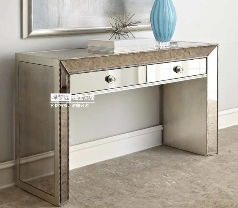 

Mirror dresser glass dressing cabinet dressing table modern simple fashion European neoclassical postmodern F1386