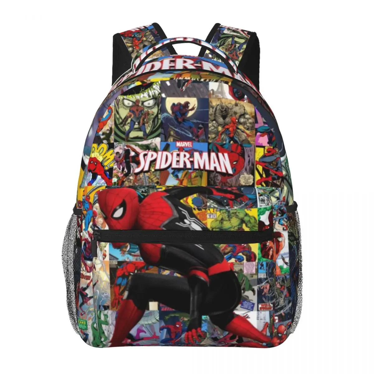 

Spider Man New Fashion High Capacity Waterproof College Backpack Trendy Laptop Travel Book Bag 17inch