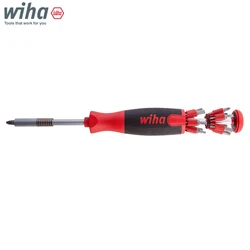 Wiha 40907 26-in-1 LiftUp Screwdriver With Magazine Bit Holder