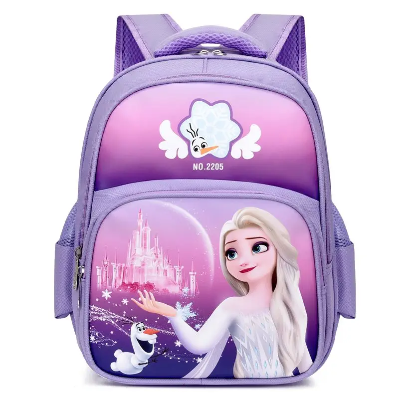 Disney cartoon Spider-Man frozen Kids Backpack Schoolbag Girl  Cute Backpack Bag