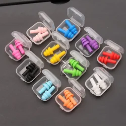 Silicone world Silicone Ear Plugs Sound Insulation Ear Protection Anti Noise Sleeping Snoring Noise Reduction swimming Earplugs