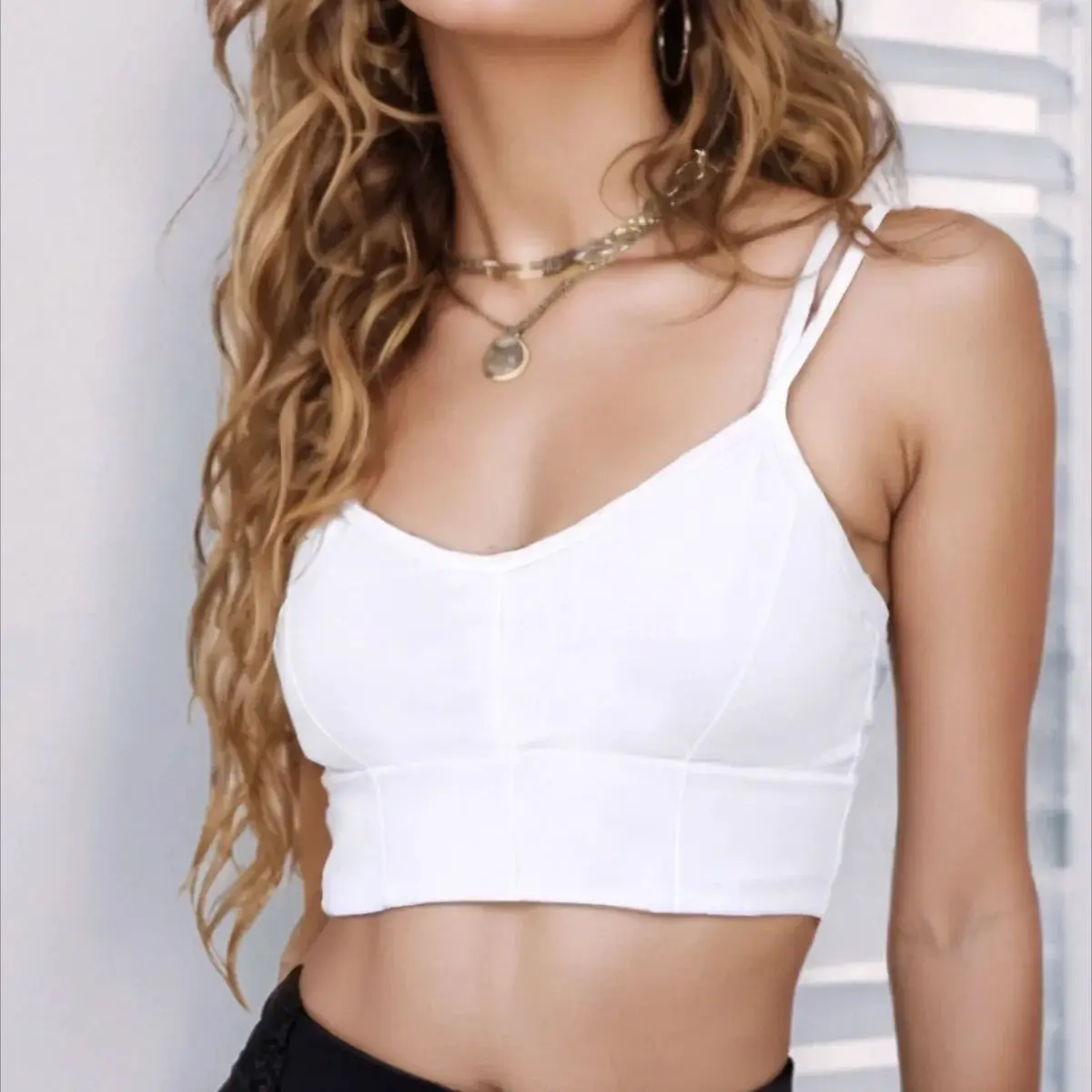 Sexy Women Tops Back Cross Strap Tank Top Push Up Running Sports Bra Breathable Soft Fitness Beauty Solid Color Yoga Bra
