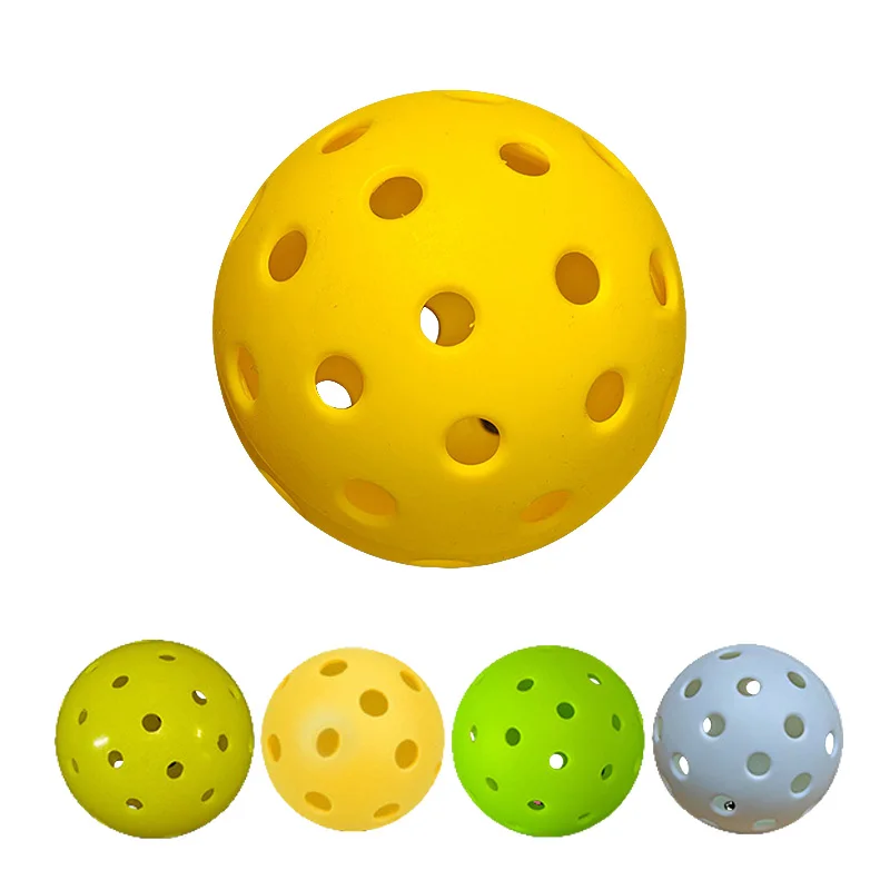 

Outdoor Pickleball 74MM Durable 40 Holes Pickleballs Practice Entertainment Competition Pickleball Team Sports Training Ball