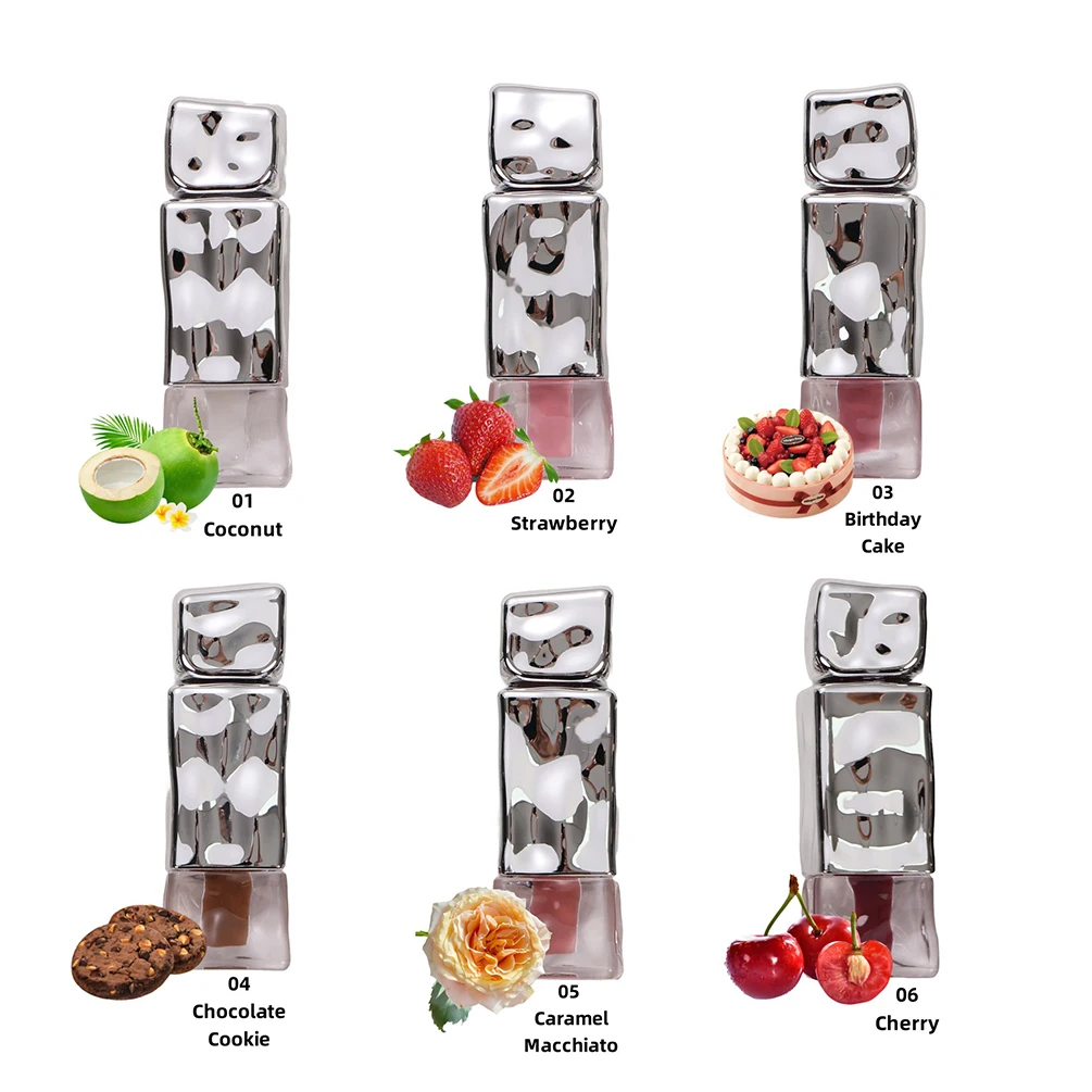 Huile à lèvres teintée polypeptidique, marque privée, hydratant, Logo personnalisé, pigment antiadhésif, maquillage nourrissant, vente en gros, Tube argenté