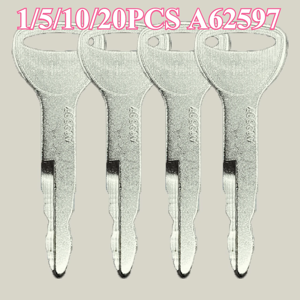 Equipment Forklift 1/5/10/20PCS A62597 Ignition Keys New Style Replaces Part # A62597
