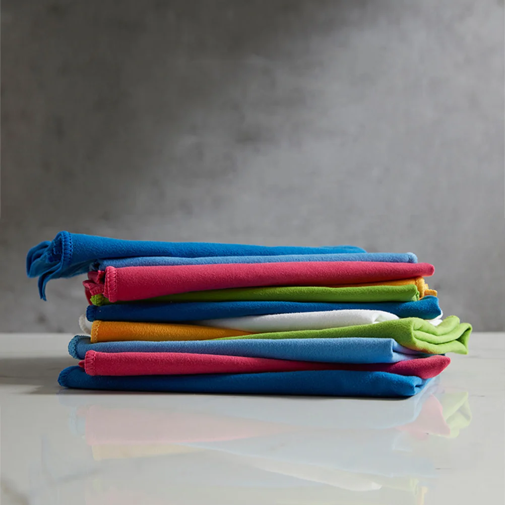 

2Pcs Cleaning Cloth Premium Microfiber Dish Towels High Water Absorption Kitchen Duster Multi Purpose Home Restaurant Random