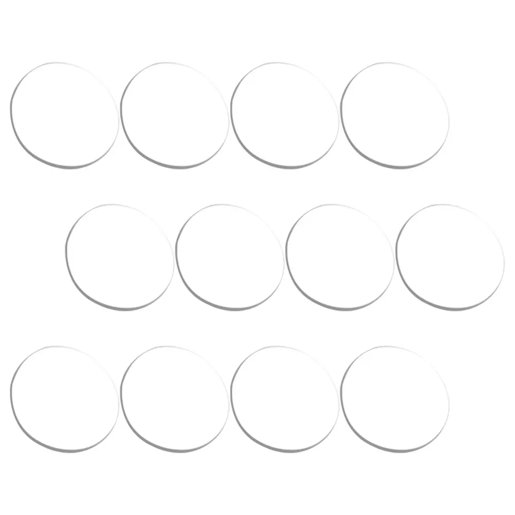 

12 Pcs Suction Cup Gasket Clear Cabinet Door Bumpers Furniture Protectors Pp Pad