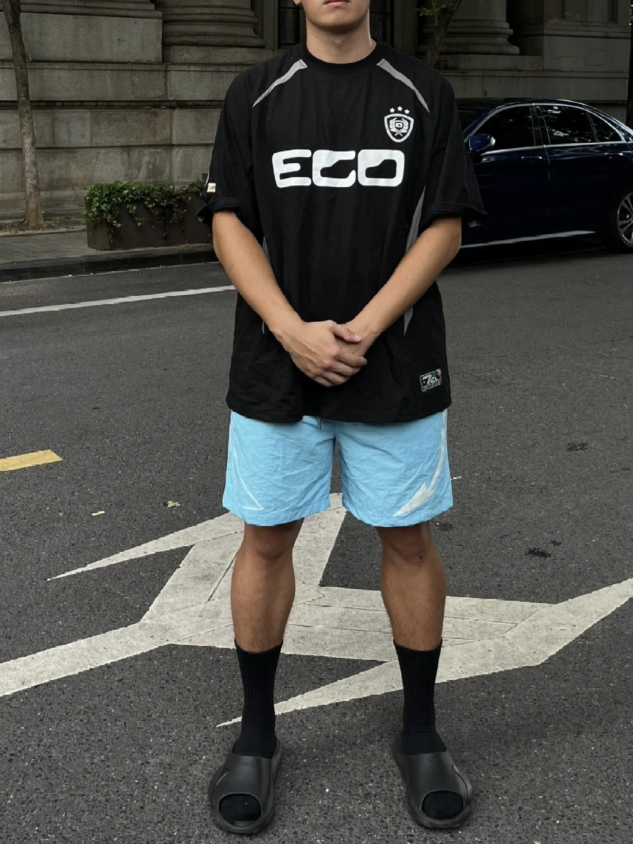 

Мужские повседневные спортивные шорты до колен из нейлона с принтом в стиле ретро-американского тай-чи, быстросохнущие, свободного кроя, для лета, молодежные