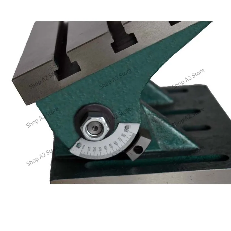 Vertical adjustable angle tilt rotation 90 degree table milling machine drilling machine processing angle precision 6inch