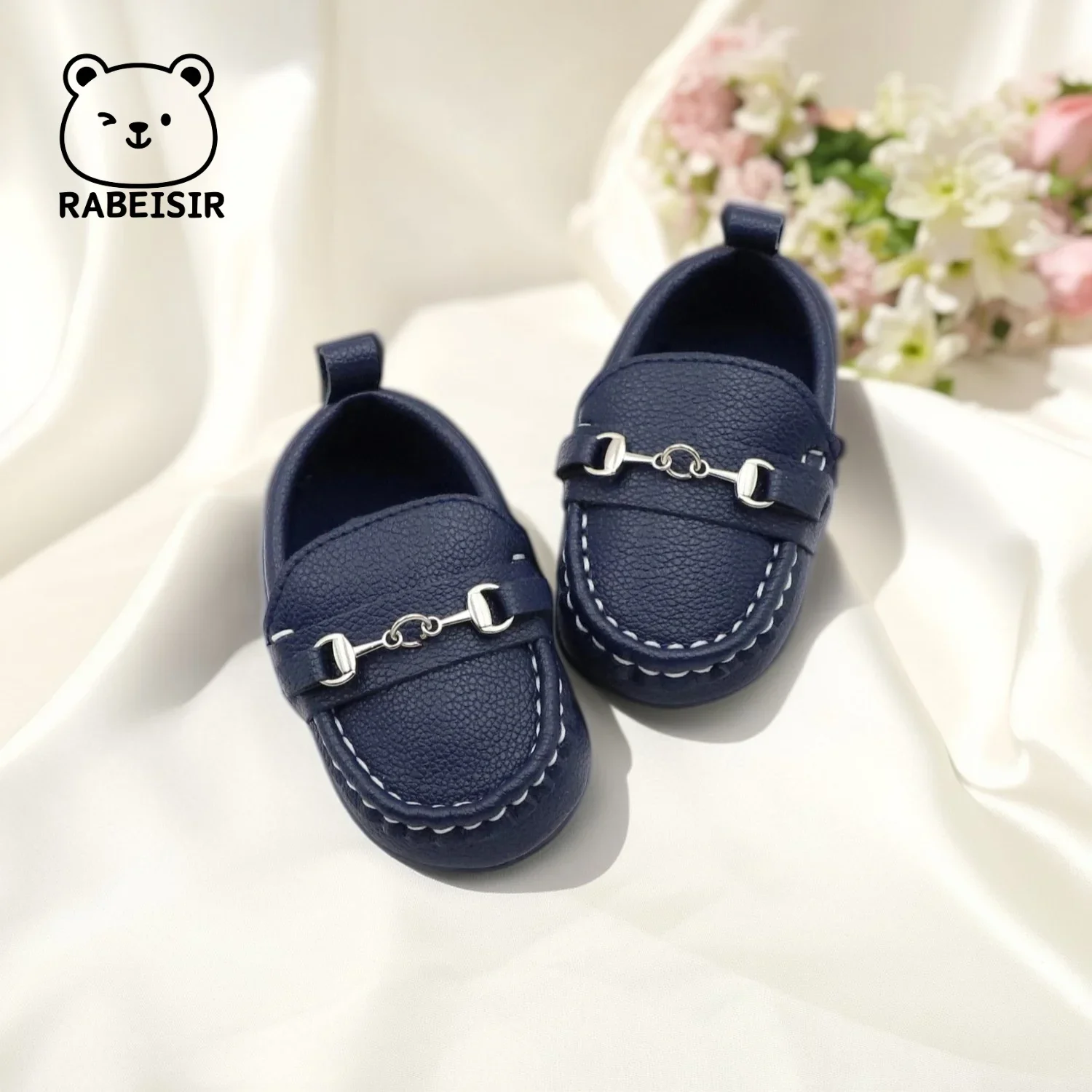 أحذية أطفال رجالية، أحذية فول ريترو، أحذية مشي للأطفال، 6-12-18 شهرًا، نعل ناعم، مضادة للانزلاق، قابلة للتنفس