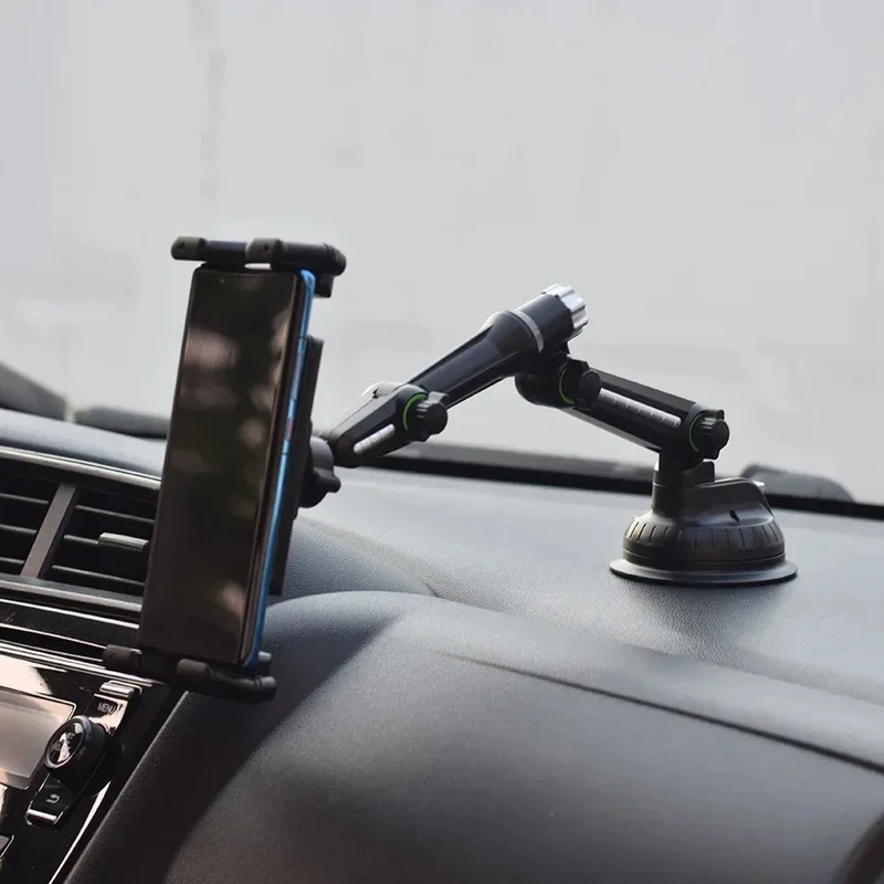 Universal Long Arm Car Tablet Mount Suction Cup Stand for iPad Pro Air Xiaomi 4-13 Inch SUV Truck Uber Lift Windshield - view 6