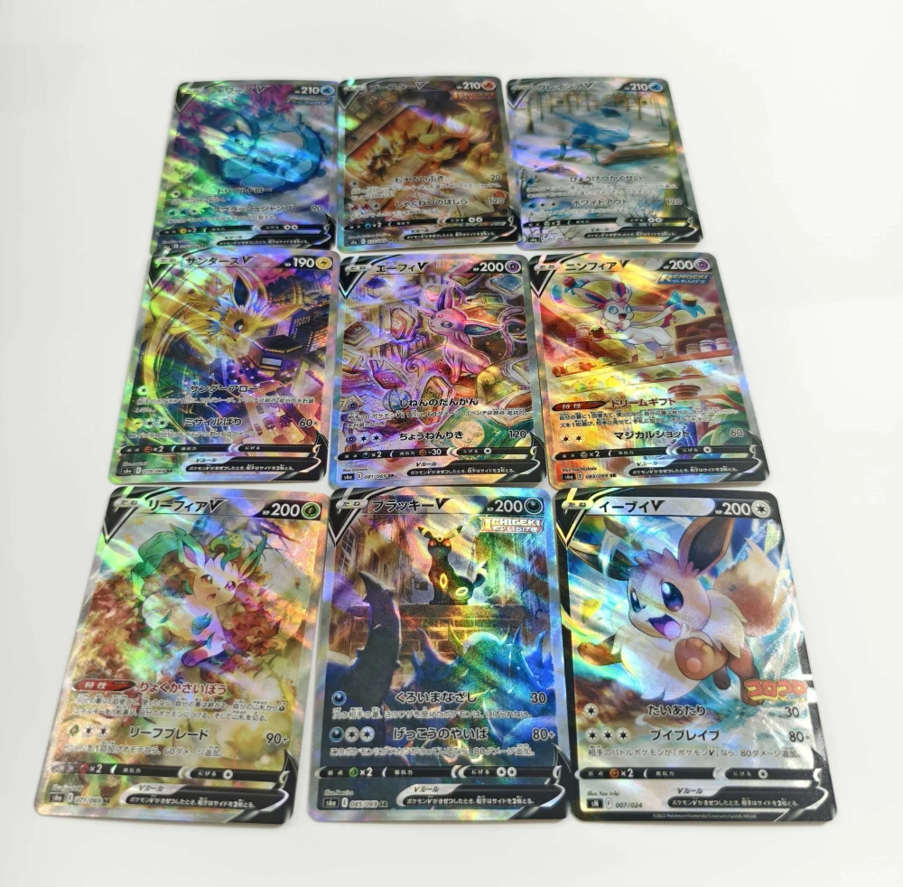 ポケットモンスター Sv8a シリーズ Eeveelution 屈折テクスチャ箔カード PTCG 日本語と英語の 2 つのバージョン TCG コレクターギフト