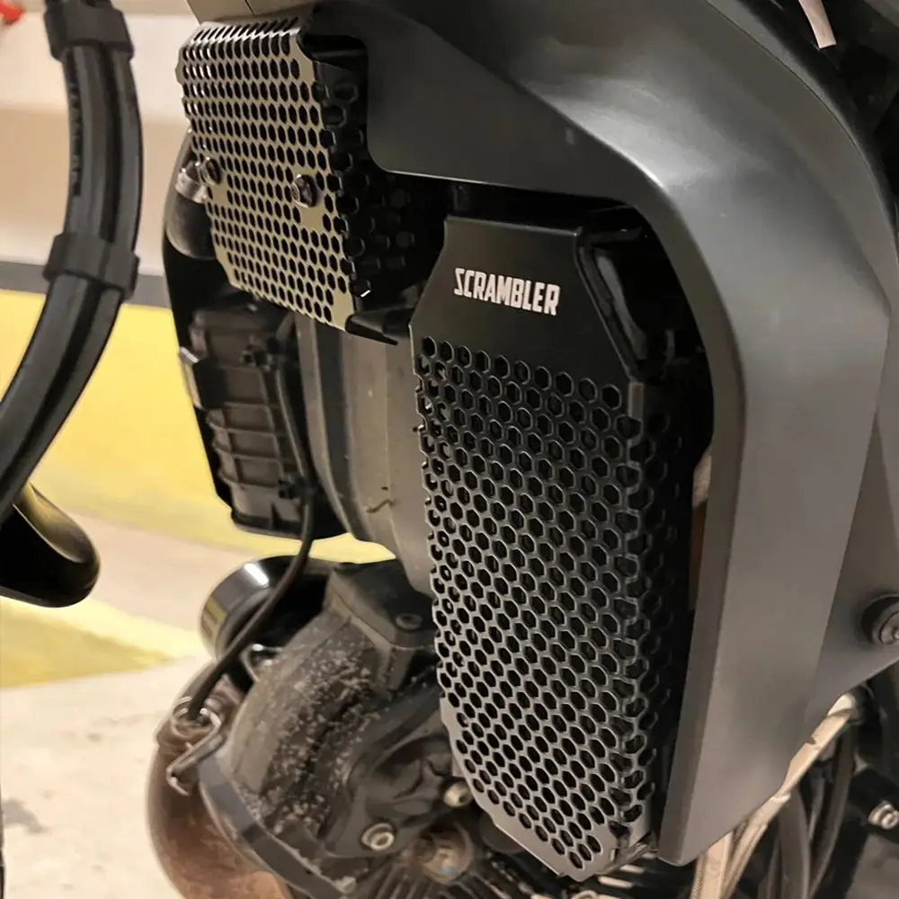 2027 For Ducati Scrambler800 Scrambler 800 2015 - 2026 Rectifier Radiator Shield Grille Guard Oil Cooler Cover Protector