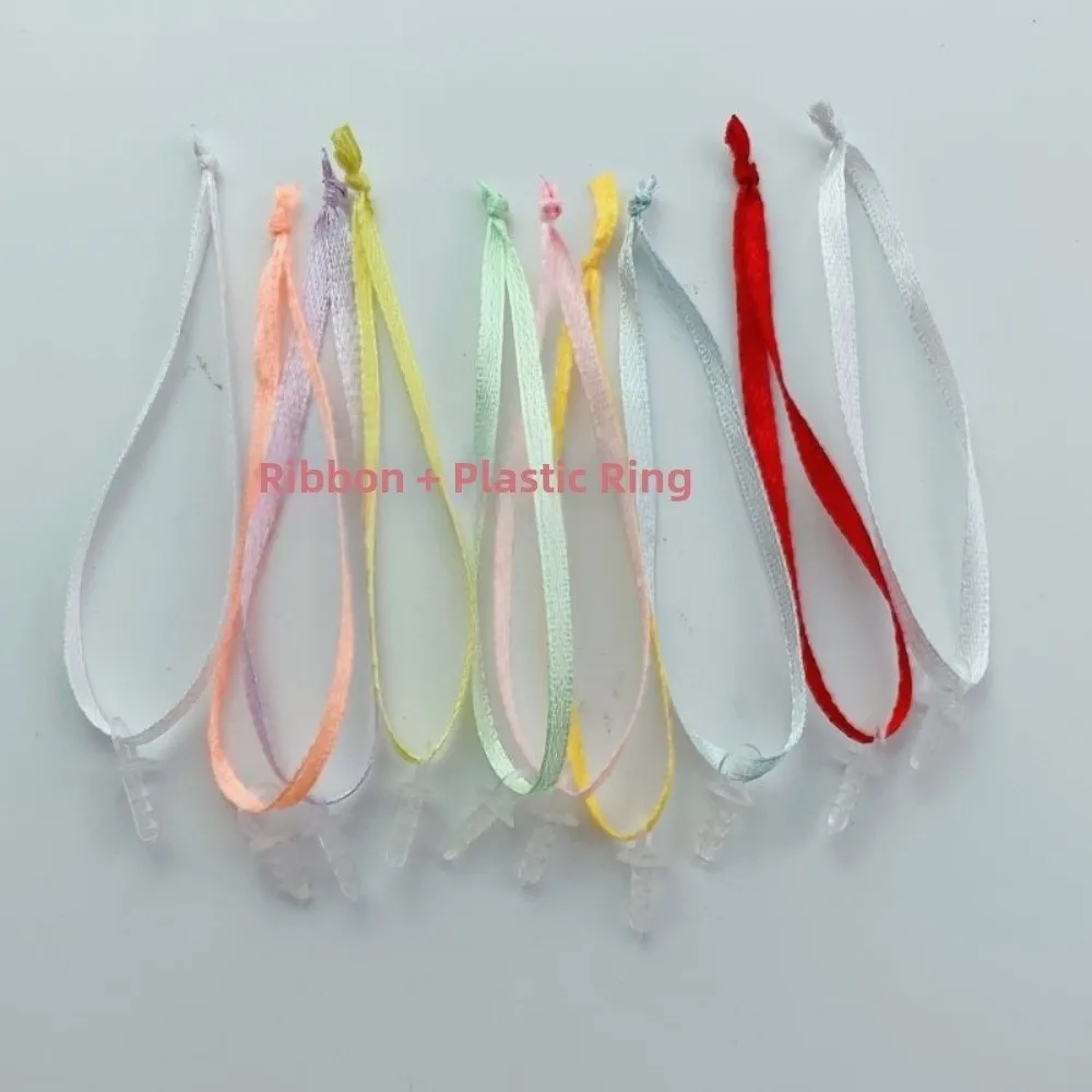 50 Peças de Ovos de Páscoa Pintáveis, Ovos Plásticos Coloridos Feitos à Mão com Cordão, Decoração de Festa de Páscoa