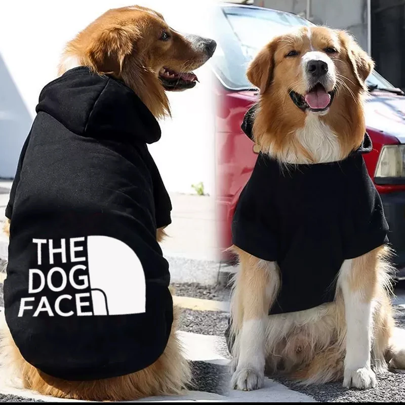 The Dog Face Hoodie Reflective Clothing Waterproof Coat Puppy Warm Jacket for Small Medium Dogs Cat Pet Clothes T-shirts Modern