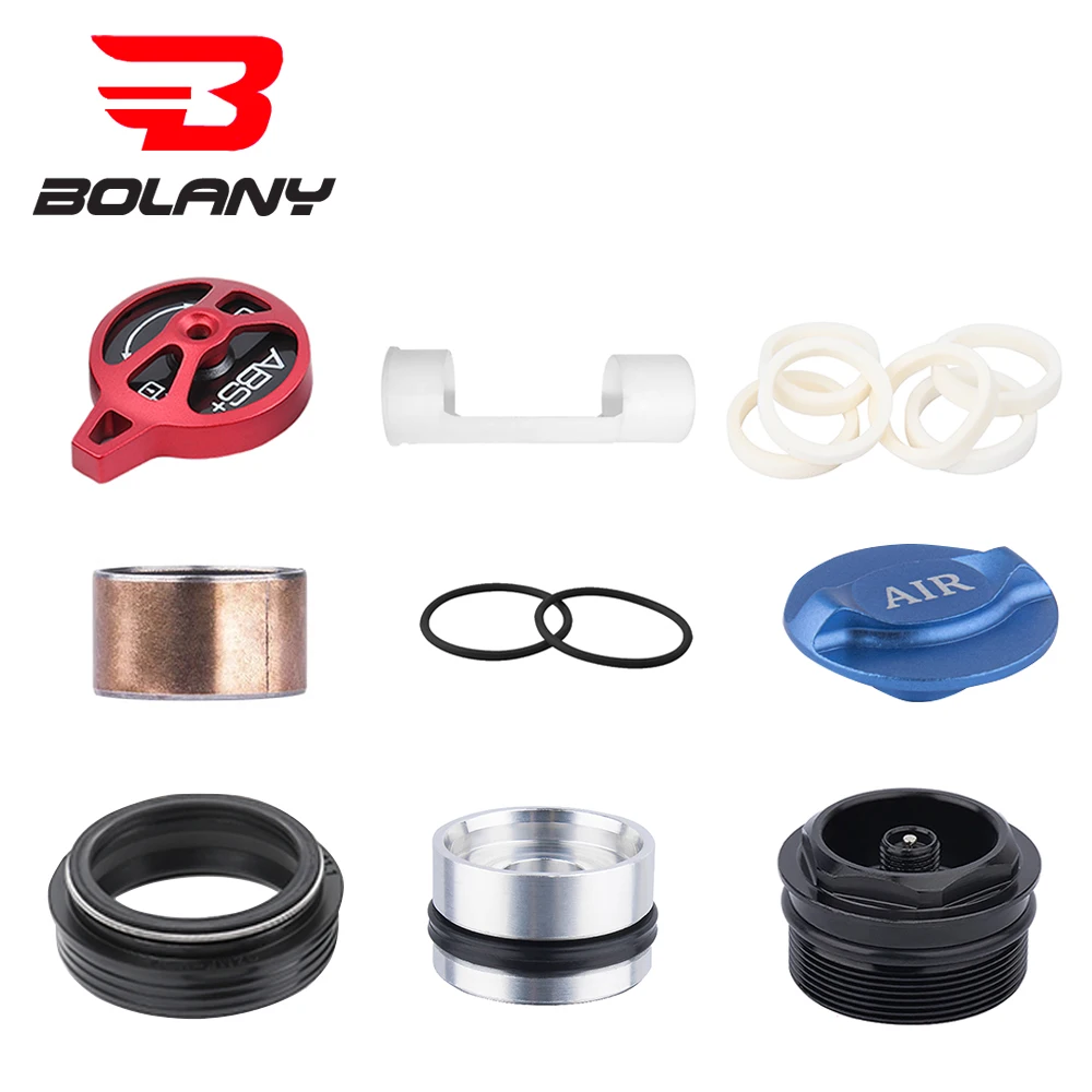 BOLANY Bike Air Fork Spare Parts Collection Air fork Oil Seal Air Fork Sponge Air Fork Travel Ring Air Fork Piston Air Fork Seal