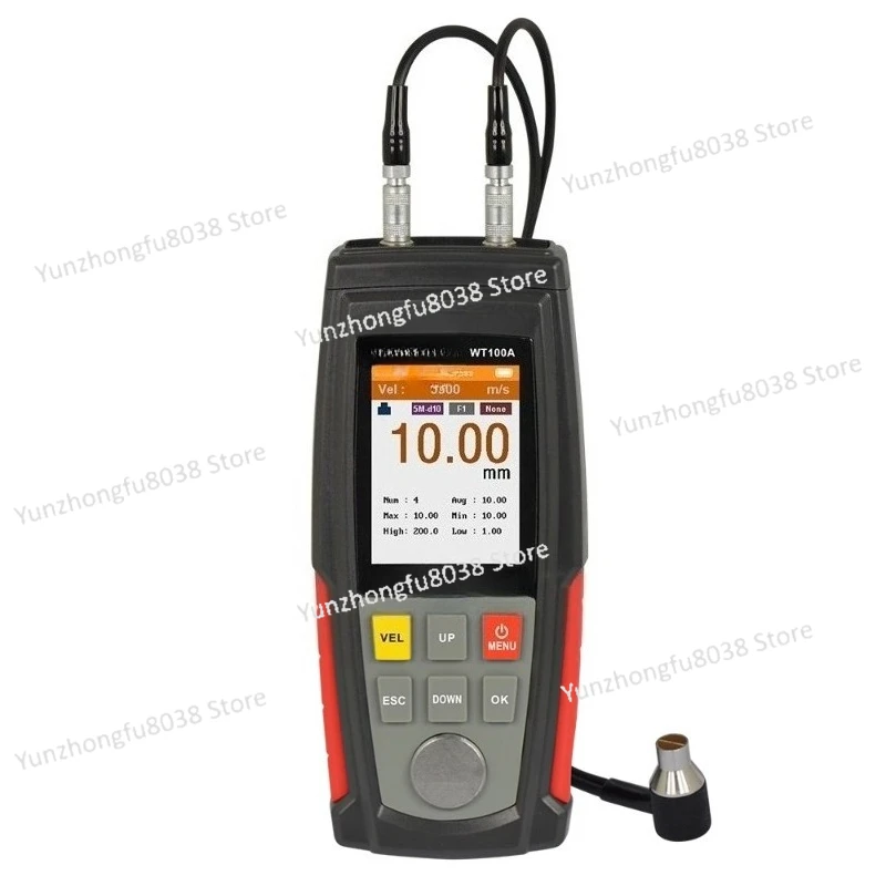 

WT100A Ultrasonic Thickness Gauge Steel Plate Glass Plastic Ceramic Thickness Gauge Construction Site