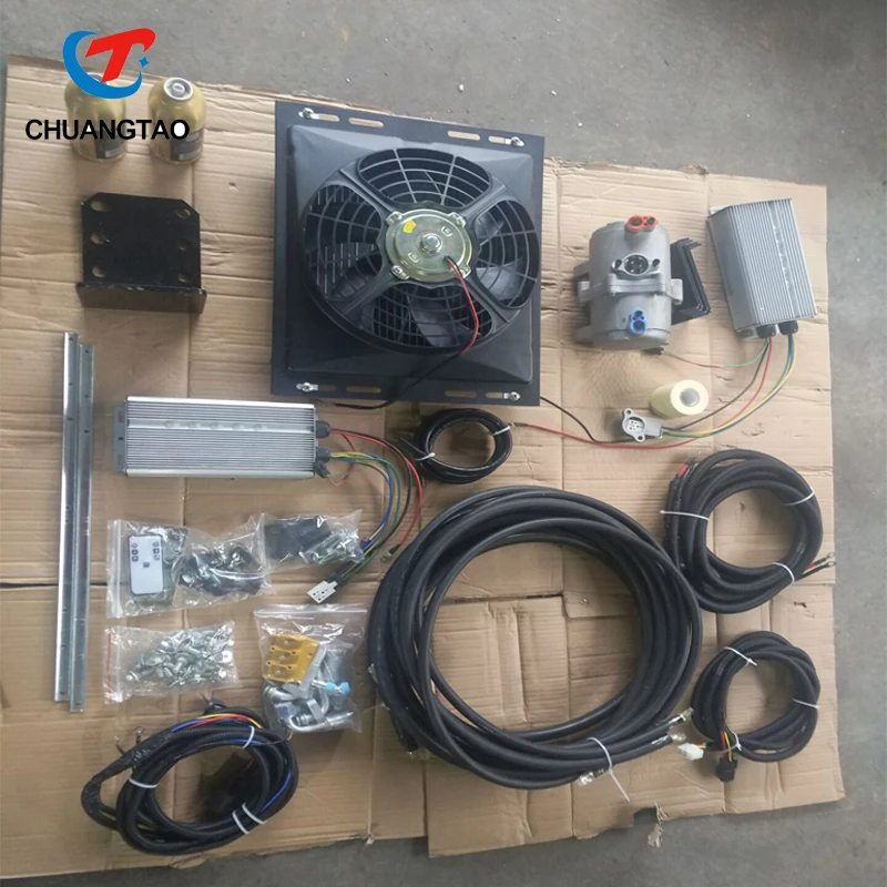 

Best Price 12v Electric Ac Compressor For Vehicle Car Split Under Dash Parking Air Conditioner