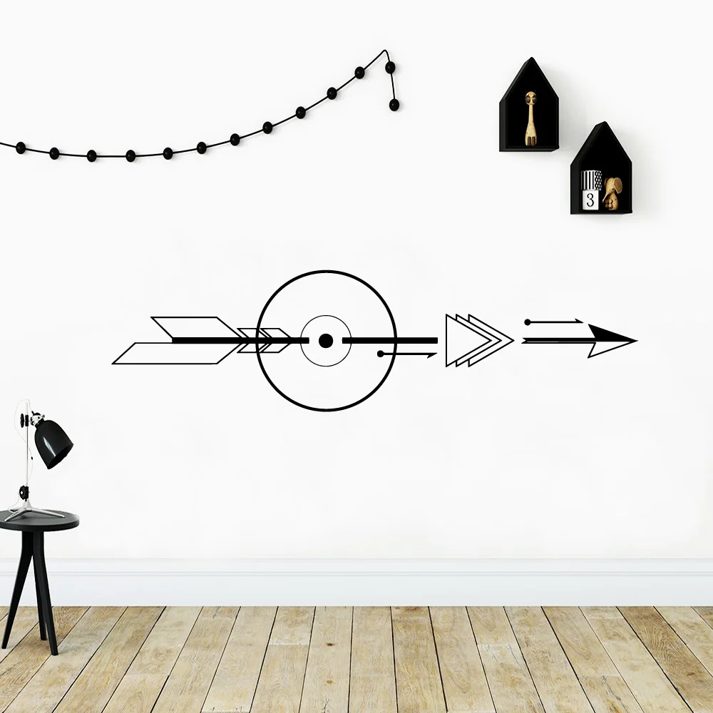 1 pc Geometry funny Wall Decal Living Room Removable Mural For Kids Rooms Decoration Waterproof Art