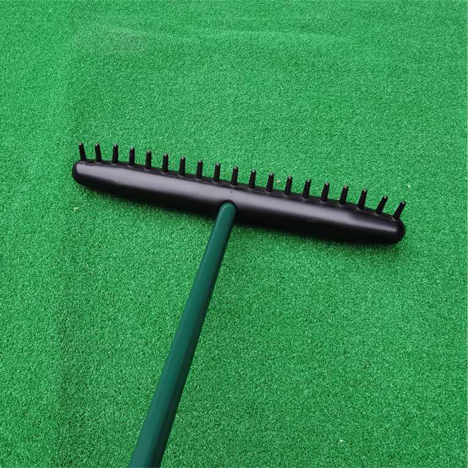 

Golf Sand Rake Head Replacement with 19 Tooth Beach Rake Harrow Golf Bunker Rake Golf Club Bag Accessories Golf Course Equipment