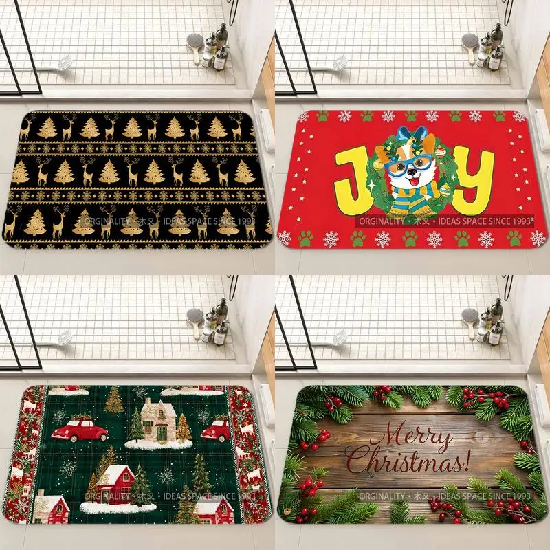 

Golden Deer & Tree Mat Living Room Decoration Home Sofa Non-Slip Carpet Study Bedroom Tatami Children'S Soft Floor Mat