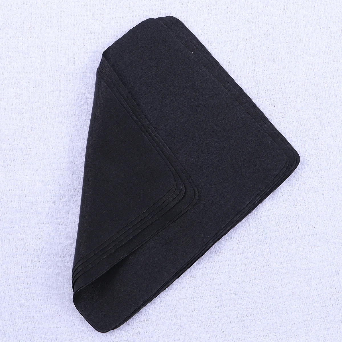 

6pcs Microfiber Cleaning Cloths 6X8Inch Black Reusable Dry For Eyeglasses Jewelry Camera Lens Phone Screen