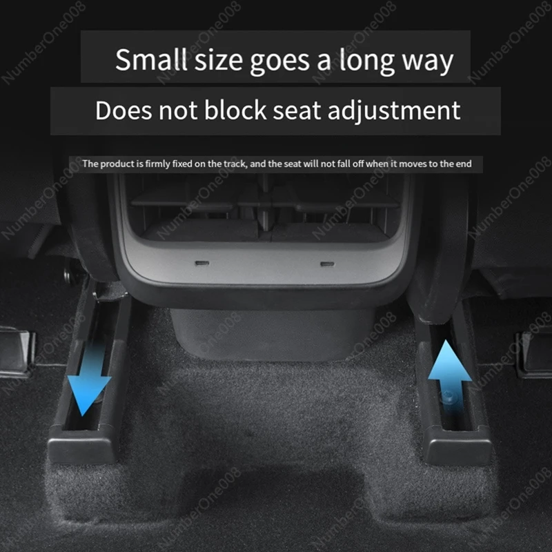 Car Anti-Collision Protection Cover Seat Slide Protection Cover For Tesla Model Y 3 Interior Modification Accessories