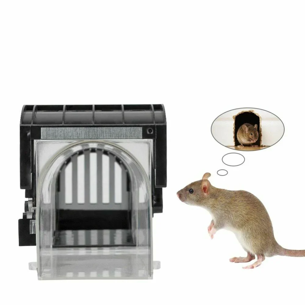 Effective Mouse Trap Smart Reusable Plastic Live Humane Rat Mice Catcher Cage For Home Garden Restaurant Pest Control Reject