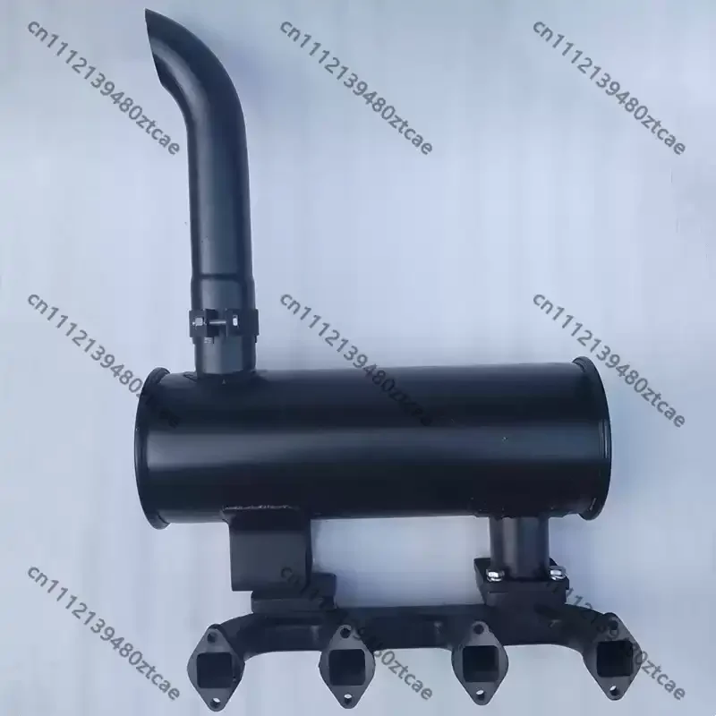 Diesel Engine Muffler Exhaust Pipe Chimney Fit ZH4102P ZH4102 ZH4105 Generator Construction Equipment Replacement Parts