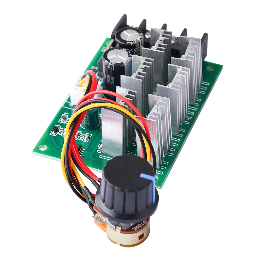 DC9-55V DC Motor Pump Speed Controller Driver 40A 2000W High Power Speed Controller 9V 12V 24V 36V 48V