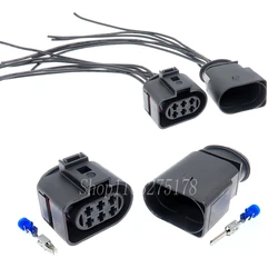 1 Set 6 Pin 1J0973733 1J0973833 Waterproof Automotive Throttle Wire Socket for VW Audi 1J0 973 733 1J0 973 833 Car Parts