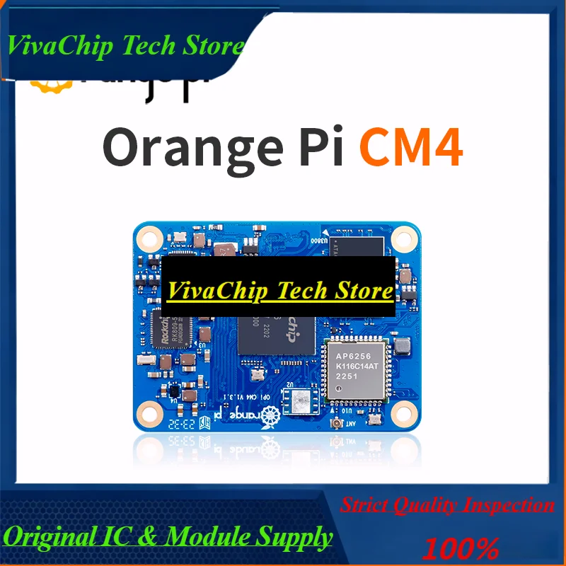 VivacpOrange Pi CM4 1GB Ram DDR4 RK3566 8GB Emmc WIFI-BT5.0 Compute Module 4 Orangepi CM4 Development Board