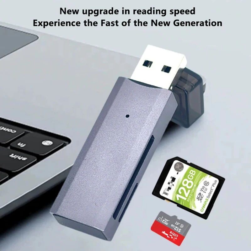 2 In 1 USB Type-C 3.0 2.0 Micro SD TF Card Reader Data Transmission 5Gbps For PC Laptop Phone Card Reader For Mac OS Windows