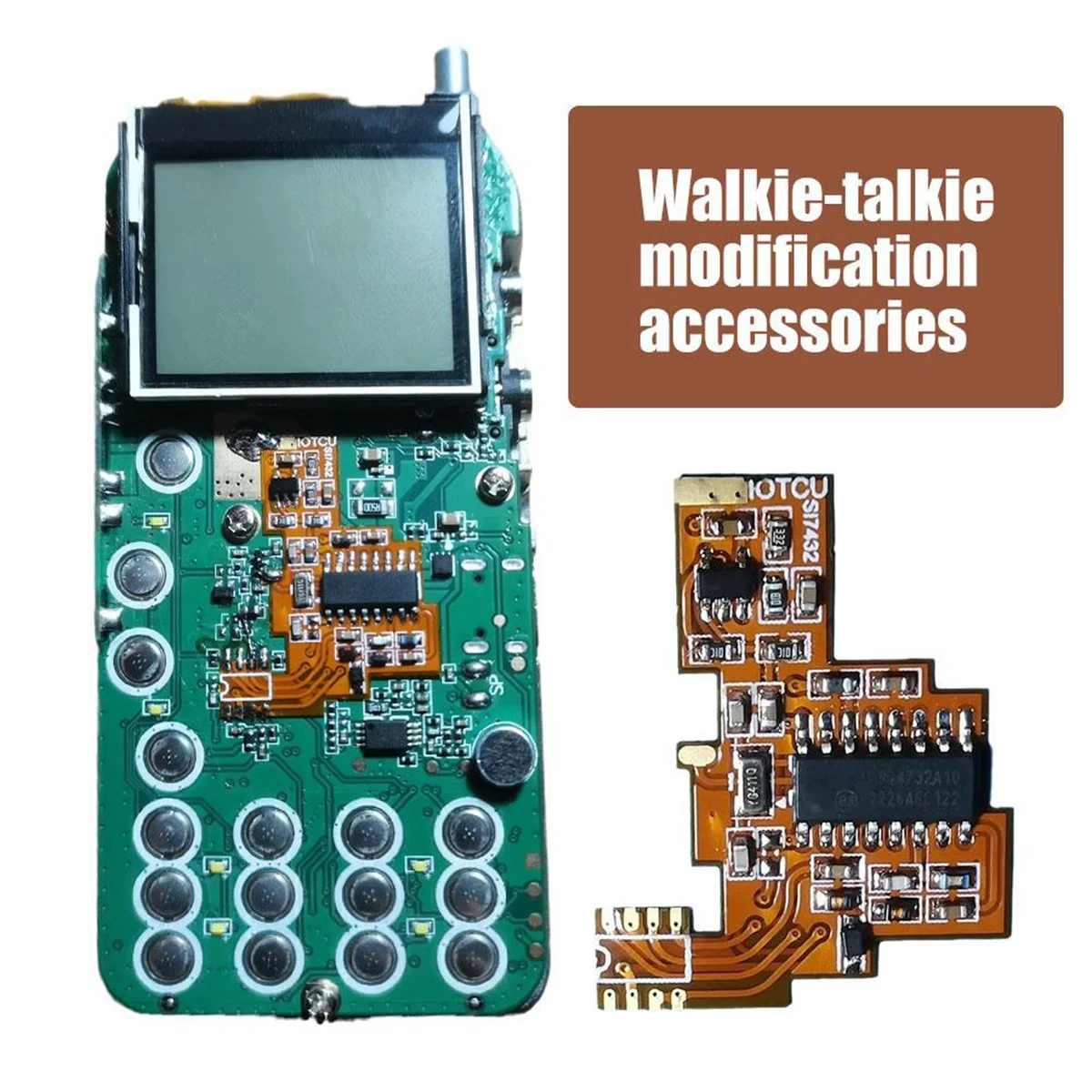 Modificação Módulo Board FPC para Quansheng, K5, K6, HF, ondas curtas, recepção banda completa, recepção de banda lateral única, SI4732