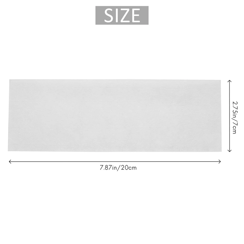 

200 Pack Hair Removal Waxing Strips Non Woven Wax Strips Epilating Strips For Face, Legs, Underarms, Body And Bikini, White
