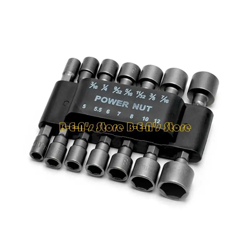 

Y1AD Отвертка для силовых гаек, Набор инструментов для сверл, метрический торцевой ключ, винт 1/4 дюйма, отвертка