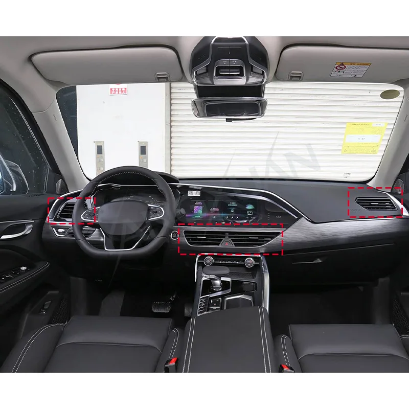 Car Dashboard Air Condition Vent Air Outlet Vent  For Geely Tugella FY11 XingYue 2019-2021 Air Conditioning Air Vent Grille