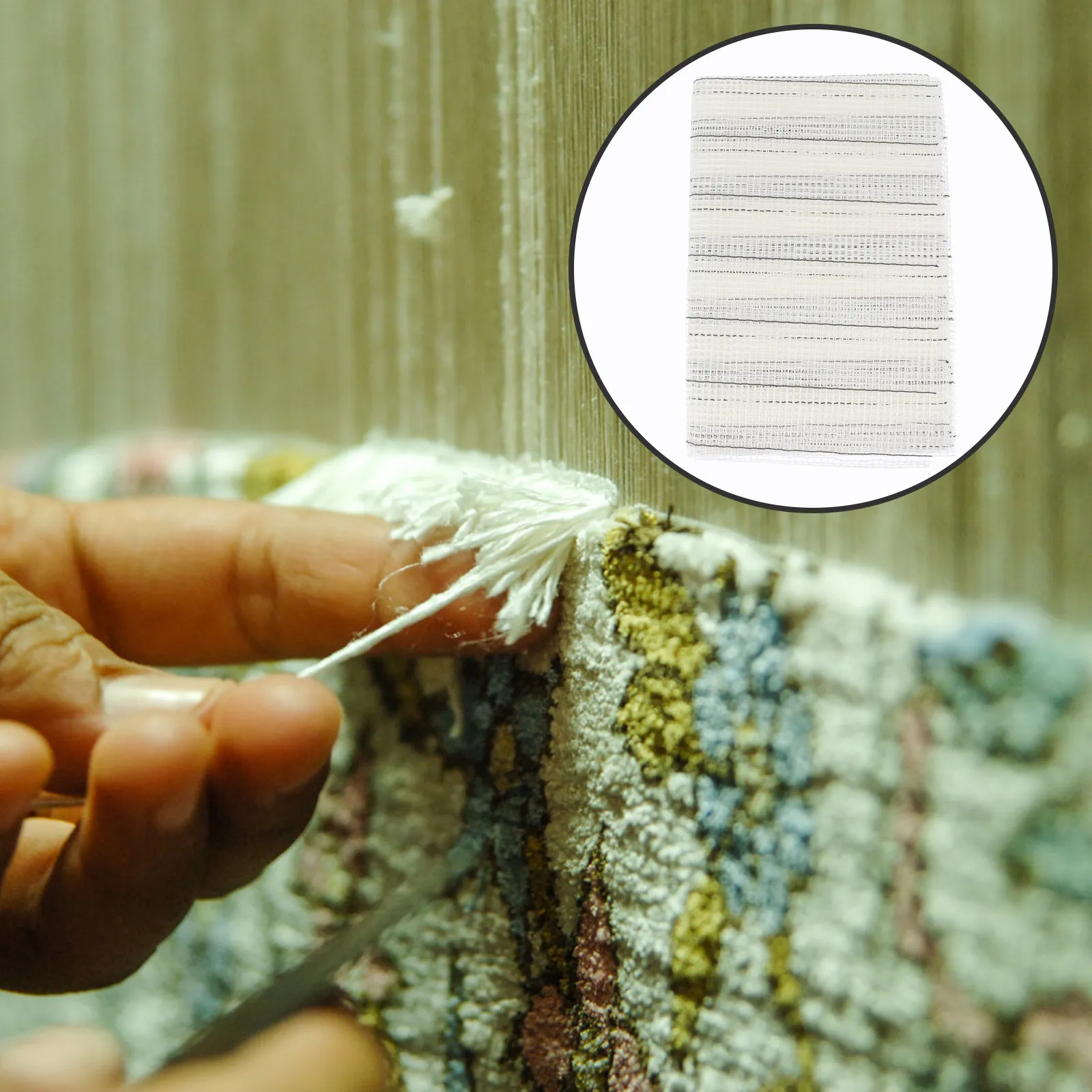 

1 шт. высококачественная сетка для коврового крючкового плетения, заготовка для изготовления ковров своими руками, инструмент для вышивки крючком, заготовка для коврового крючкового плетения