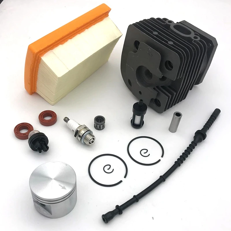 

AB15-42Mm Cylinder Piston Kit For Stihl FS450 FS 450 Air Fuel Filter Line Oil Seal Bulb Spark Plug Trimmer 4128 020