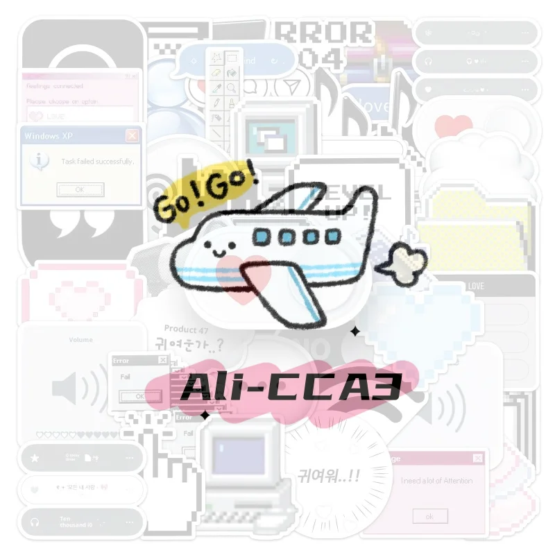 

50 шт. 404 сетевой ошибок Java DIY наклейки забавные программист Интернет-мемические наклейки Скрапбукинг телефон чемодан водонепроницаемые наклейки