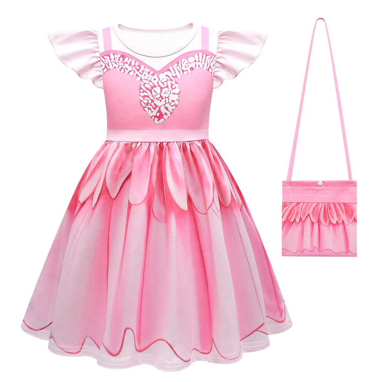 

Summer Ballerina Capuccina Italian Brainrot Kids Clothes Girls Princess Dress Tralalero Tralala Dress Children Halloween Costume