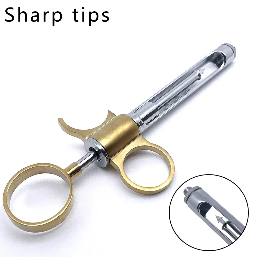 

Stainless Steel Dental Syringe Aspirating Anesthetic Syringe 1.8Ml Coated Intraligamental Dental Instrument