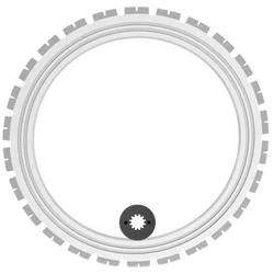 AC8400/AC8500 High Frequency Ring Saw Dedicated Ring Saw Blade Diamond Concrete Ring Saw Cutting Blade Saw Blade 400mm/500mm