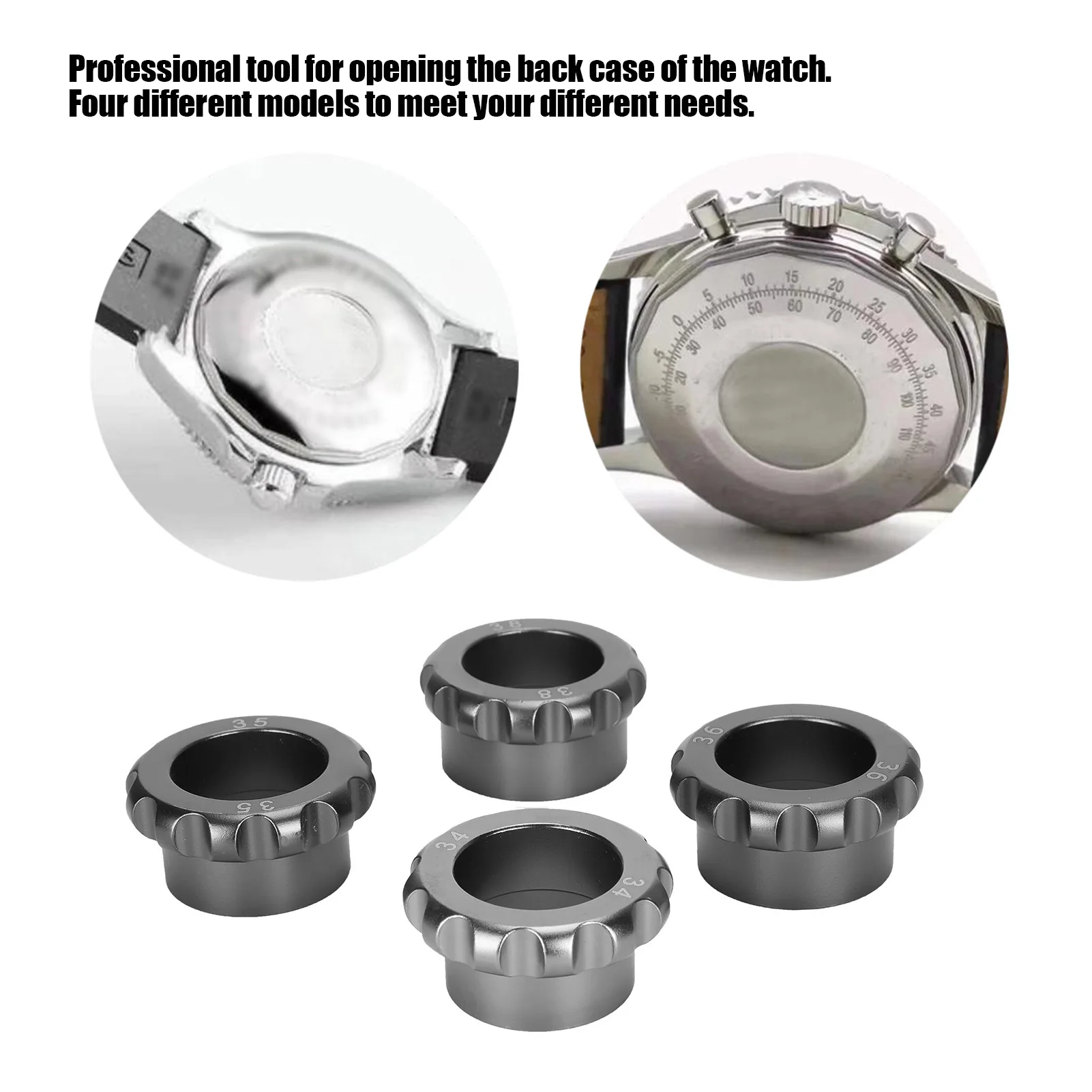 Back Case Removal Professional Back Case Opener Remover 34 35 36 38 Repairing Tool for PAN Watch Watchmaker Watch Case Opener