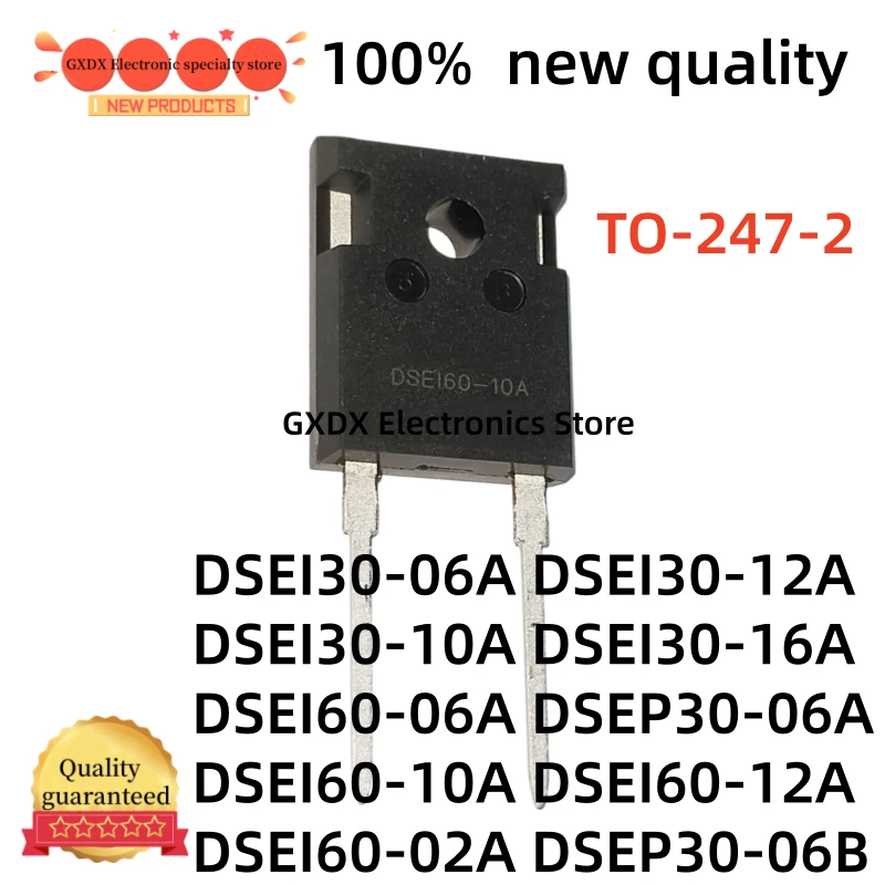 5-10Uds  DSEI60-10A DSEI30-06A DSEI30-12A DSEI30-10A DSEI30-16A DSEP30-06A DSEP30-06B  DSEI60-06A DSEI60-12A DSEI60-02A TO-247-2