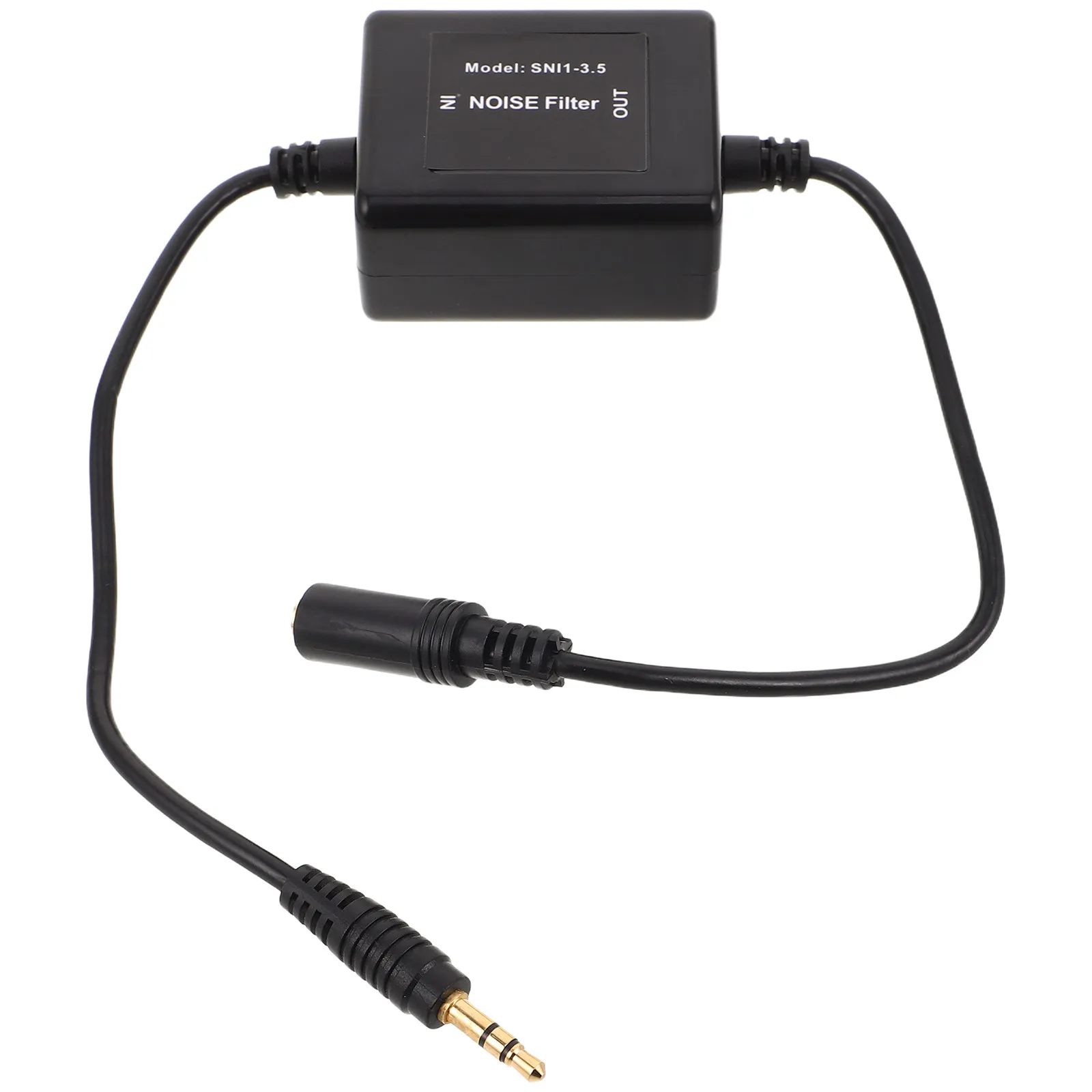 Car Audio Noise Filter Aux Ground Loop Isolator Passive Speaker Hum Suppressor Audio Signal Cleaner Fix Buzzing Static Car