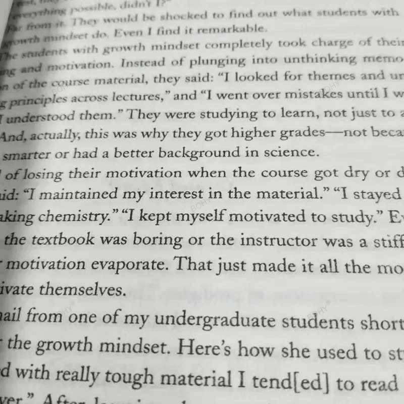 Imagem -04 - Nova Psicologia do Sucesso Inglês Livro Mind Grupo Inglês Livro Carol s Dweck Literatura Estrangeira Livro Inspirado a