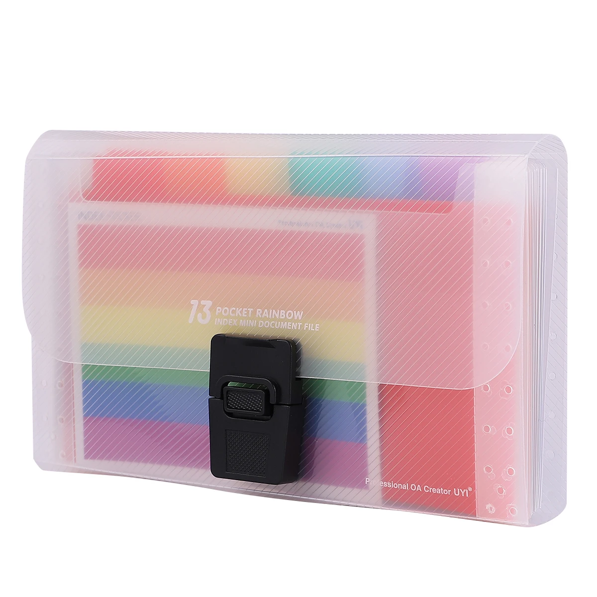 

2Pcs Plastic File Folder Multilayer Document Organizer Expandable Accordion Storage Bag School Supplies Students Accessories